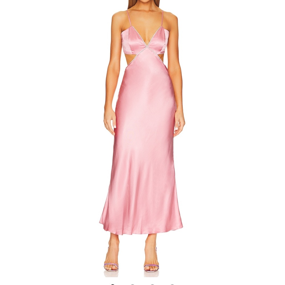 Bardot Blush Pink Backless Dress